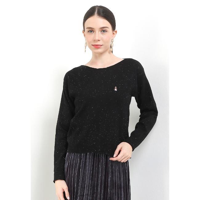 Hush Puppies Sweater Wanita London Black