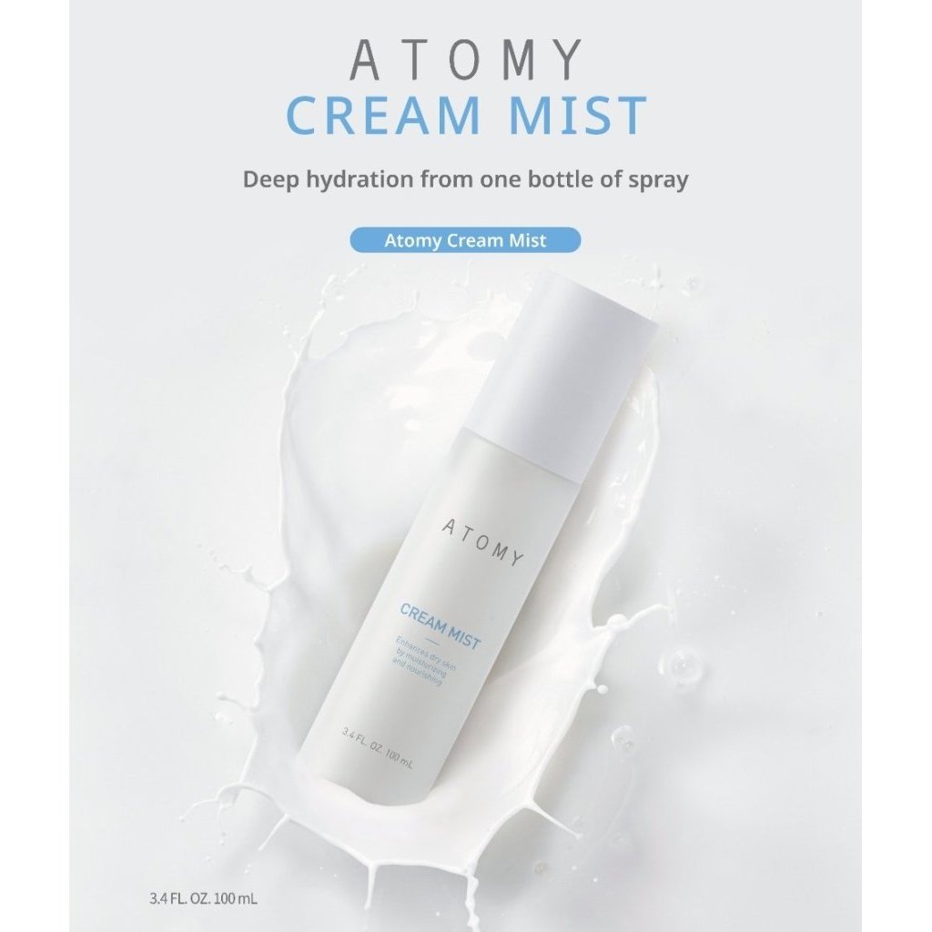 Atomy Cream Mist Hidrasi Kulit Lelah Kusam, Nutrisi & Pelembab