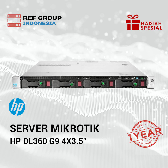 Mikrotik Server HP DL360 G9 4x3.5" DDR4 32Gb