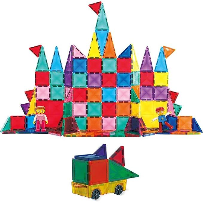 PicassoTiles Magnetic Brick Tiles 63pc 