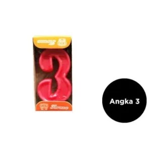 Lilin Ulang Tahun Angka 3