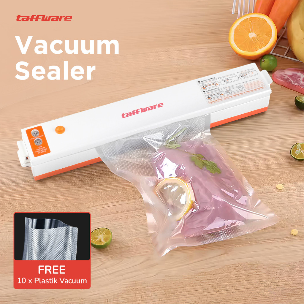 YM Taffware Alat Vakum Makanan Vacuum Sealer Packaging Machine with Bag - HF-001