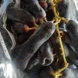 Anggur Hitam Australi Panjang Tanpa Biji 1kg