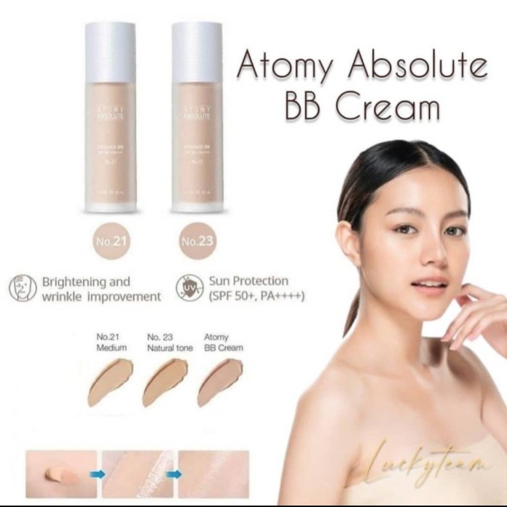 Atomy Absolute BB Cream SPF50+ PA++++ Pelindung, Meratakan Kulit