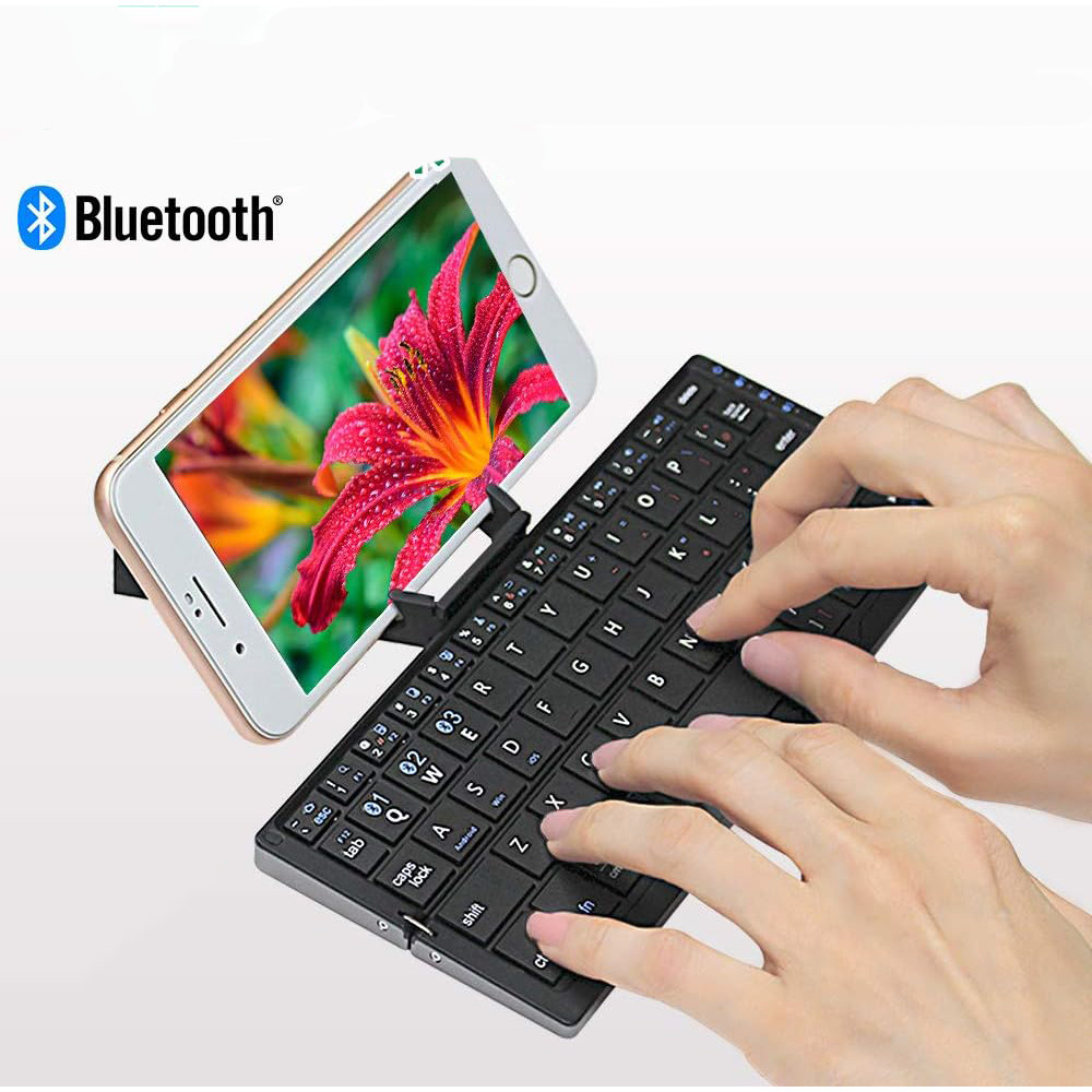 BOW Keyboard Wireless Foldable Bluetooth Silent Keys - HB199