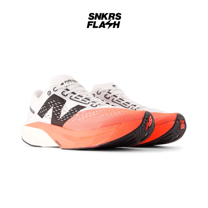 NEW BALANCE Fuelcell Supercomp Pacer V2 Red White Sepatu Lari Pria - MFCRRCU2 - Size 42