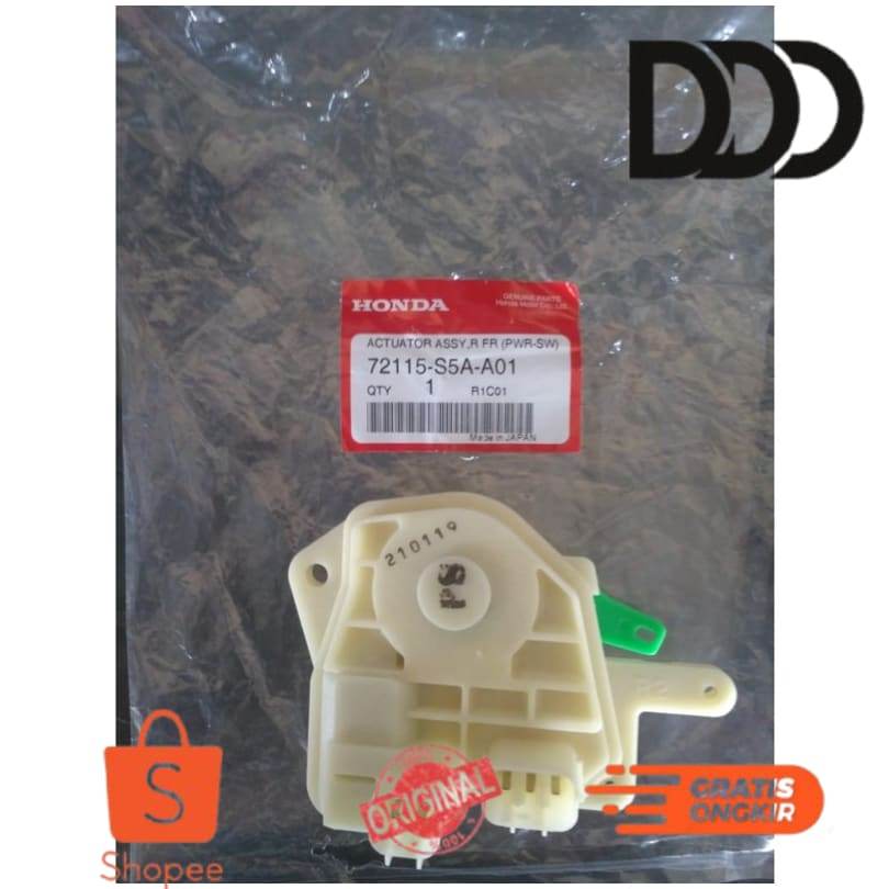 Aktuator Motor Central Lock Pintu Belakang Depan Kiri Kanan Honda Jazz GD3 City GD8 2003 2004 2005