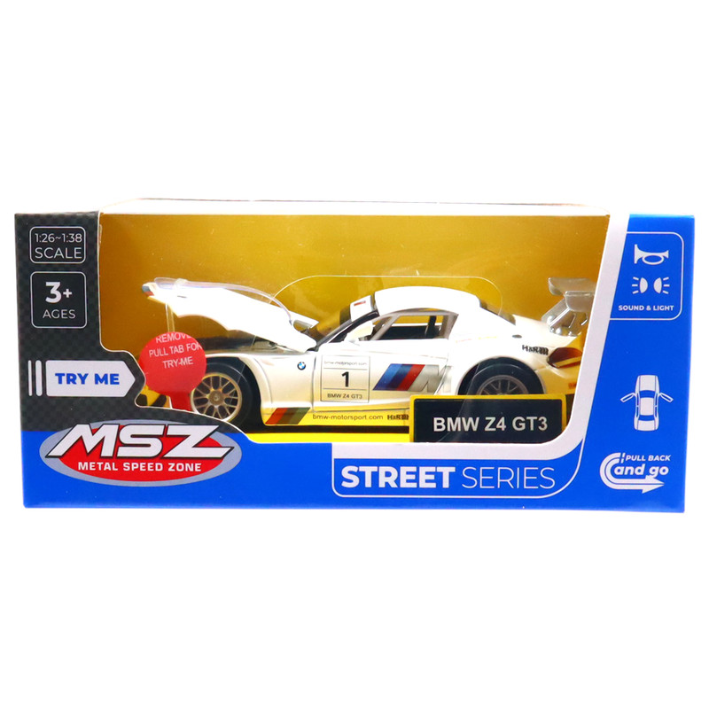 MSZ 1:32 BMW Z4 GT3 PB S&L - White