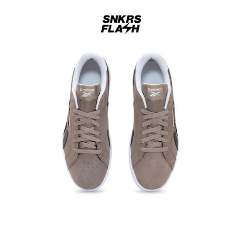 REEBOK COURT Retro Grey Black White Sepatu Sneakers Pria  - 100208929 - Size 44