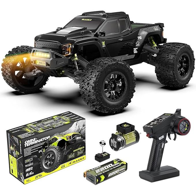 Brushless RC Cars, Monster Truck, 50+ MPH, 4WD