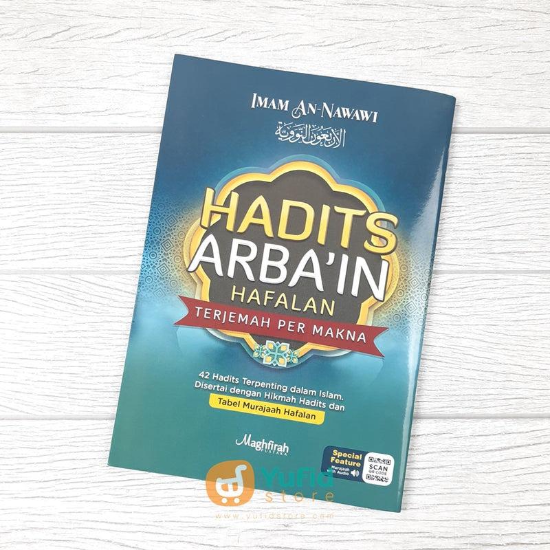 BUKU HADITS ARBAIN HAFALAN TERJEMAH PER MAKNA (MAGHFIRAH PUSTAKA)