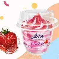 Aice Ice  Cream Sundae Strawberry 100g