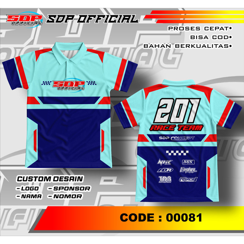 Jersey Futsal Custom Full Printing Full Printing Premium – Baju Kaos Lengan Panjang Desain Logo Send