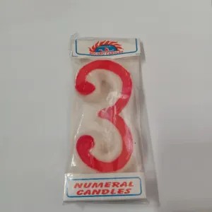 Lilin Ultah Angka 3