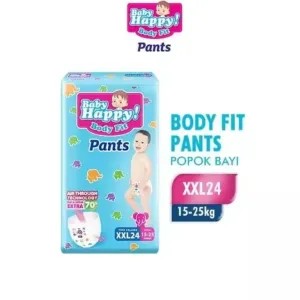 PAMPERS BABY HAPPY XXL (ISI 24 PCS)