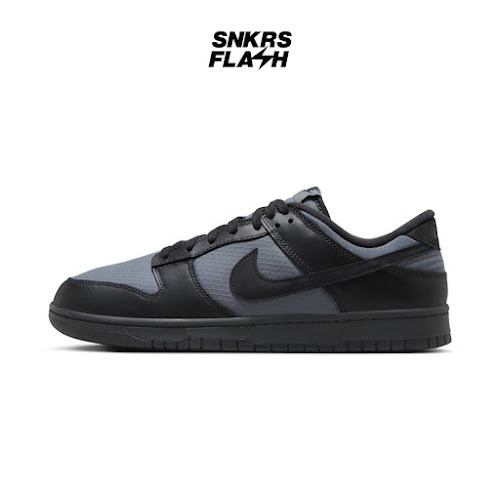 NIKE Dunk Low Retro Se Off Noir Black Smoke Grey Sepatu Sneakers Pria - FZ3052001 - Size 45