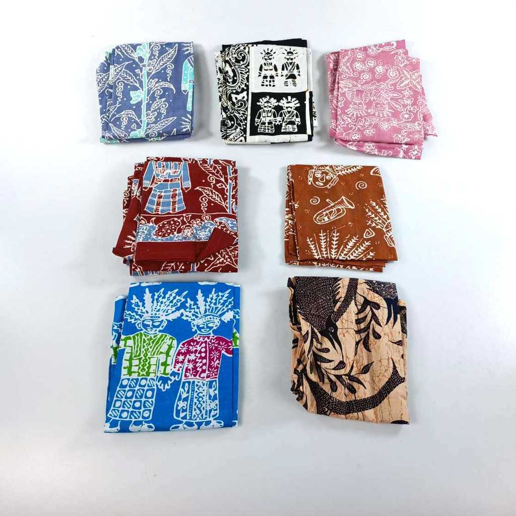 Sewish & Rich Kain Cukin Batik Printing Selendang Betawi