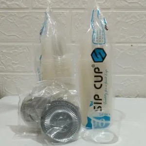 Cup Pudding + Tutup Sip 90 ml 90ml