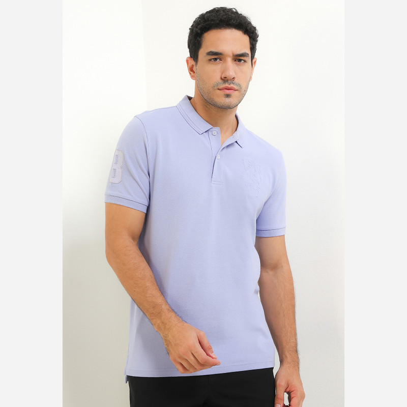 Giordano Men's 3D Lion Polo Pria