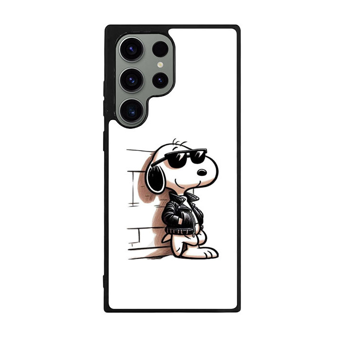 Case Casing Samsung Galaxy S25 24 23 22 21 20 10 FE Plus Ultra Edge Snoopy RK395 Hybrid Case Rubber 