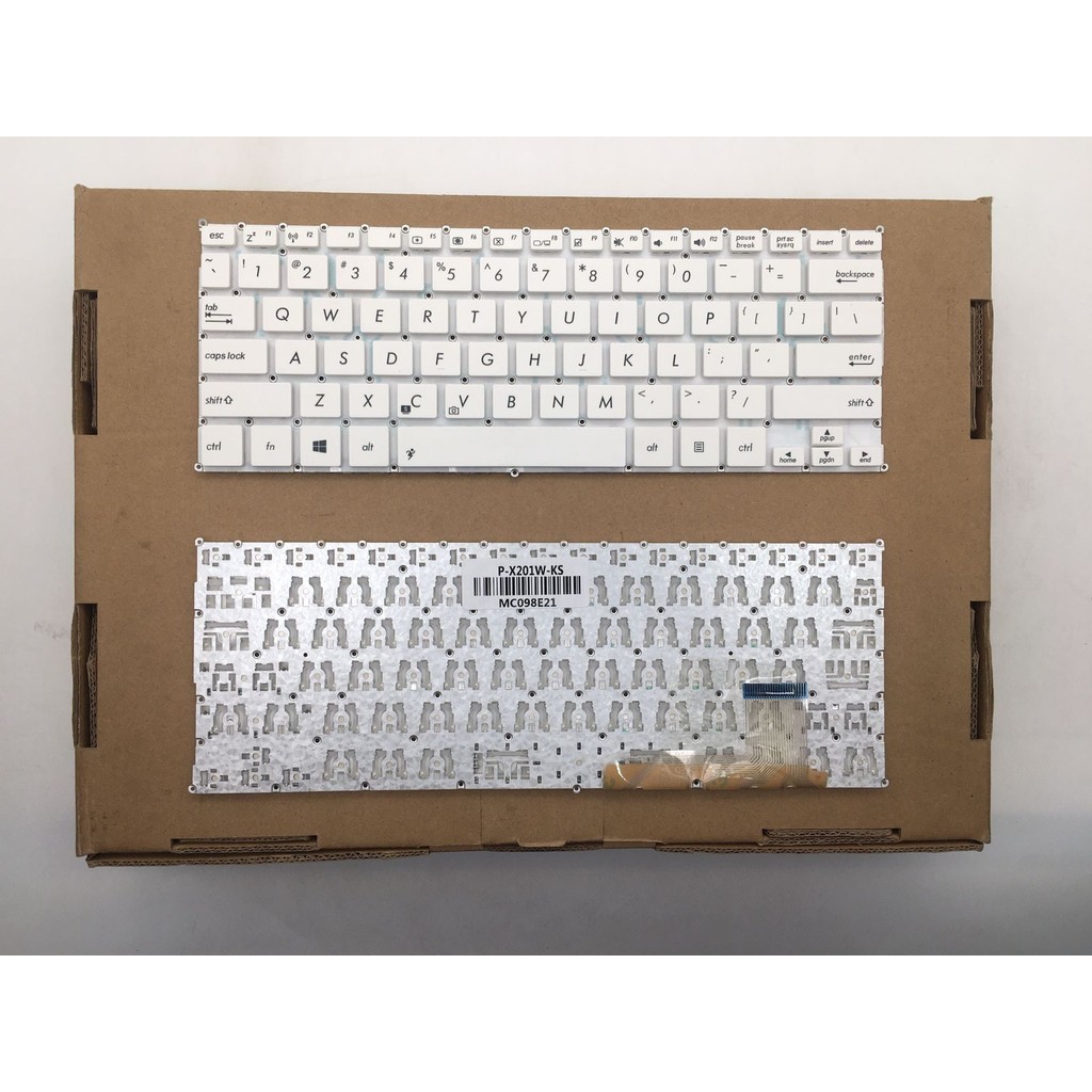 Keyboard Asus Vivobook x201 x201e x202 x202e White