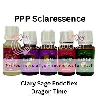 YL PPP Endoflex Clary Sage Sclaressence Dragon Time Mister Progessence Phyto Plus Essential Oil Youn