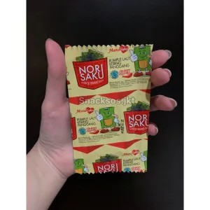 NORI Saku MamaSuka Rumput Laut Kering SPICY (3pcs)