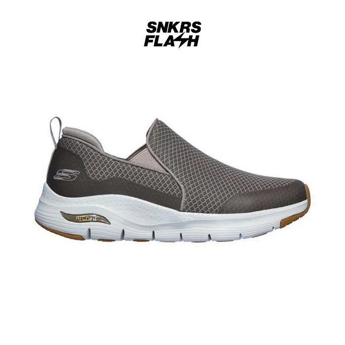 SKECHERS Sport Arch Fit Taupe Sepatu Training Pria - 232043TPE