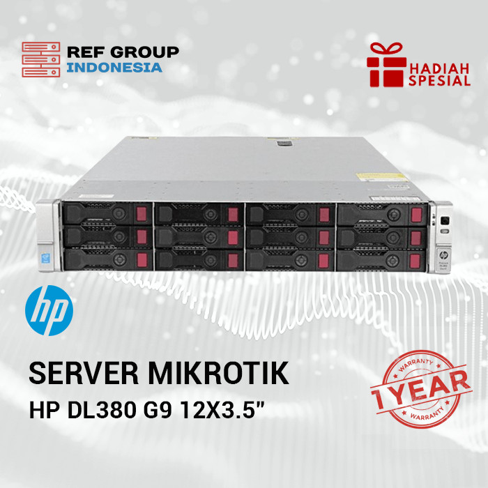 Mikrotik Server HP DL380 G9 12x3.5" DDR4 32Gb