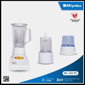 Miyako Blender 3 in 1 plastik BL-102
