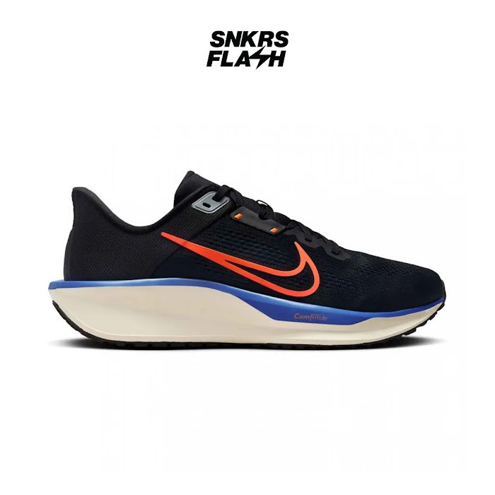 NIKE Quest 6 Black Red Sepatu Sneakers Pria - FD6033008 - Size 42