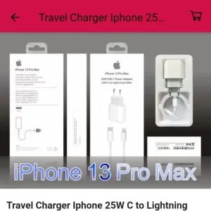 CHARGER IPHONE 13 PRO MAX x4 120g