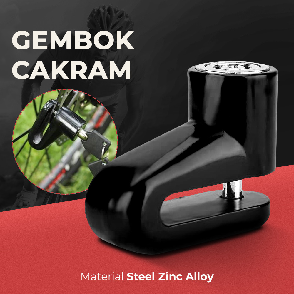SeaBlingz - PENGCHENG Gembok Cakram Motor Sepeda - MC2 (Cycling Bicycle Parts & Accessories/Baterai 