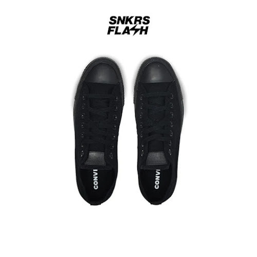 CONVERSE CT As Ox Canvas Triple Black Sepatu Sneakers Unisex  - M5039C - Size 38