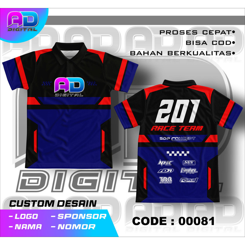 Jersey Futsal Custom Polyester Premium Full Printing Premium – Baju Kaos Lengan Pendek Desain Desain