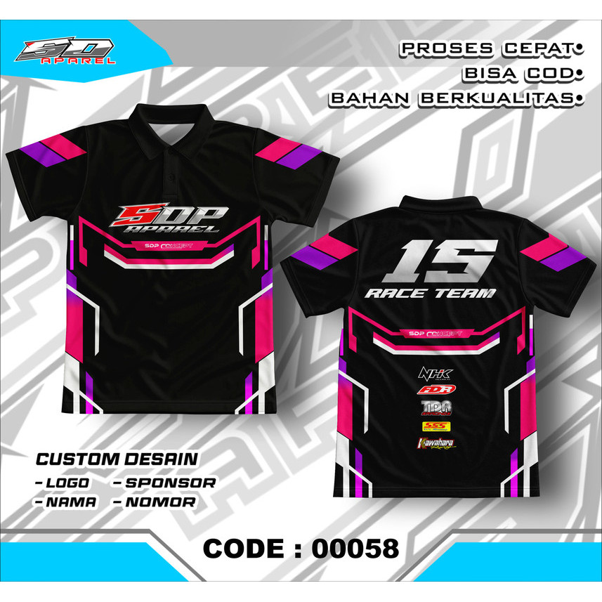 Jersey Kaos Baju Street Racing | Trend Desain 2025 | Desain Modern