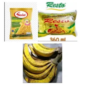 PAKET GORENG PISANG TANDUK + MINYAK GORENG +TEPUNG PISANG GORENG