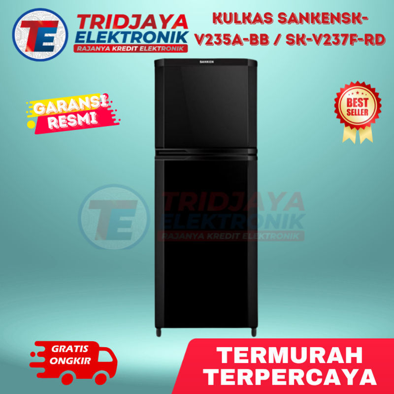 Kulkas Sanken SK-V235A-BB / SK-V237F-RD Termurah garansi resmi Terlaris