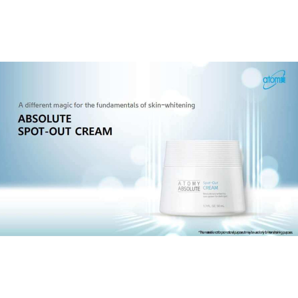 ABSOLUTE SPOT-OUT CREAM  Atomy | Mencegah munculnya kerutan