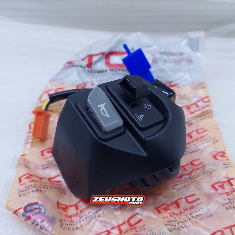 SAKLAR KIRI AEROX 155 MIO SPORTY MODIF HAZARD ON OFF LAMPU RTC - MOTORCYCLE