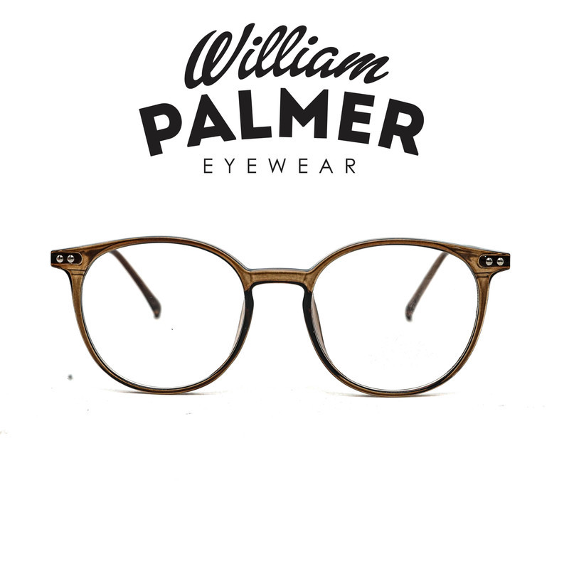 William Palmer Kacamata Pria Wanita Shell 86088 C5 Brown