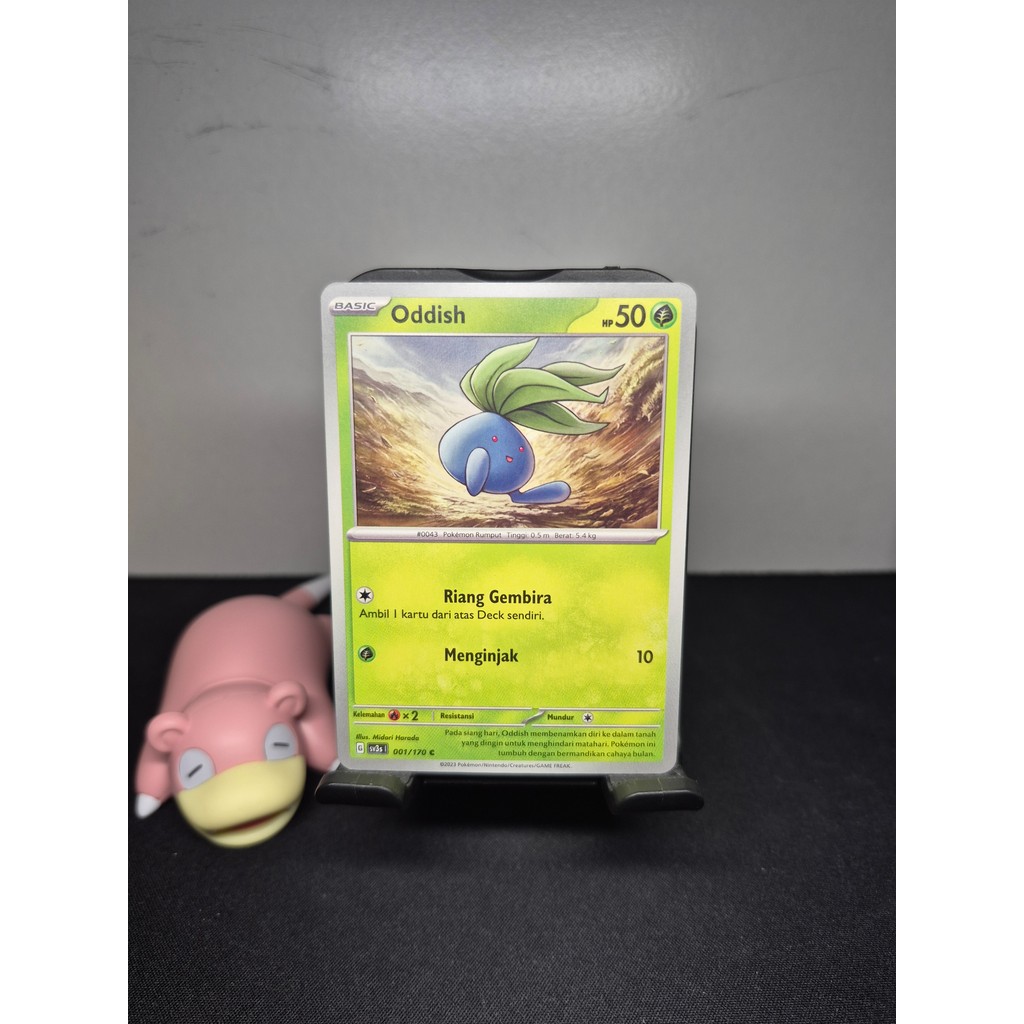 Oddish 001 C - Pokemon TCG Indonesian