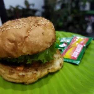 Promo Beef Burger BRO NDUT (beef patty homemade tnp pengawet)