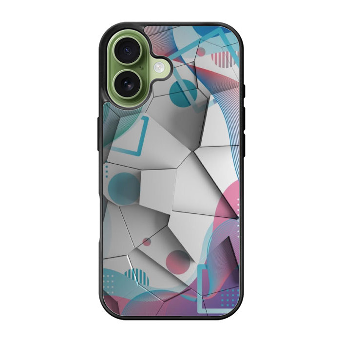 Case Casing Hybrid Custom iPhone 17 16 15 14 13 12 11 Pro Max Plus Mini Air SE Silent Grace FX0042