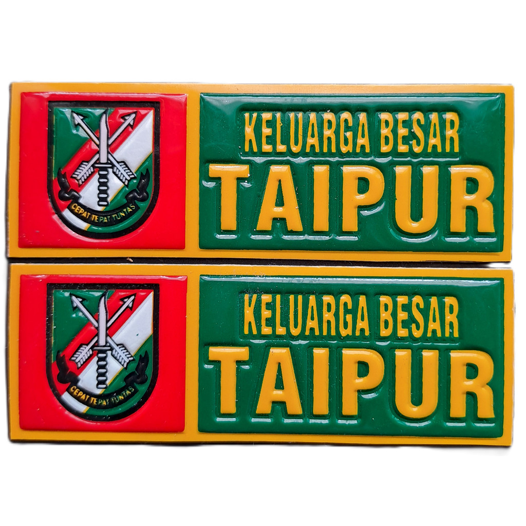 Sticker NOPOL TAIPUR EMBOS TIMBUL Plat Motor/Mobil - Sticker TAIPUR EMBOS TIMBUL