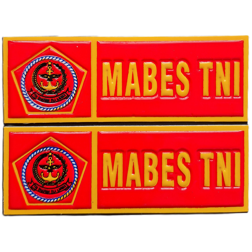 Sticker NOPOL MABES TNI EMBOS TIMBUL Plat Motor/Mobil - Sticker MABES TNI EMBOS TIMBUL
