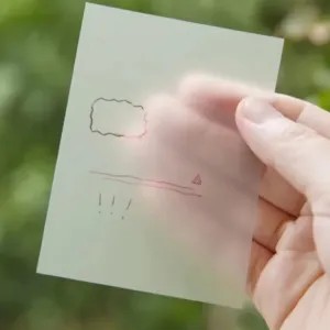 Sticky Notes Anti Air Transparan Isi 100 Lembar Besar dan Kecil