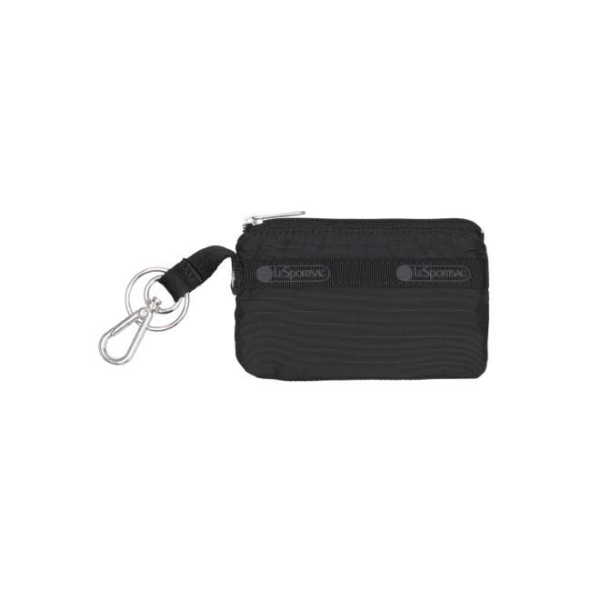 LeSportsac ZIP CARD HOLDER In RECYCLED BLACK L3005R086W25