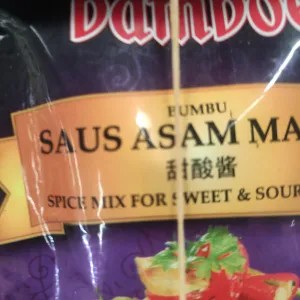 Bamboe saus asam manis