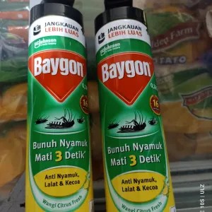 Baygon semprot anti nyamuk, lalat & kecoa 600ml